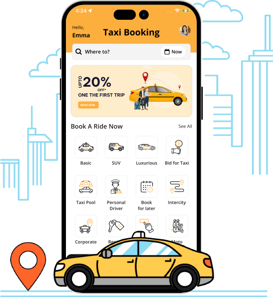 Uber Clone - #1 AI Powered Taxi Booking App