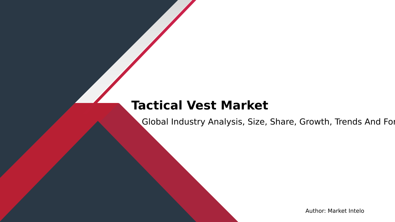 Tactical Vest Market Research Report 2033