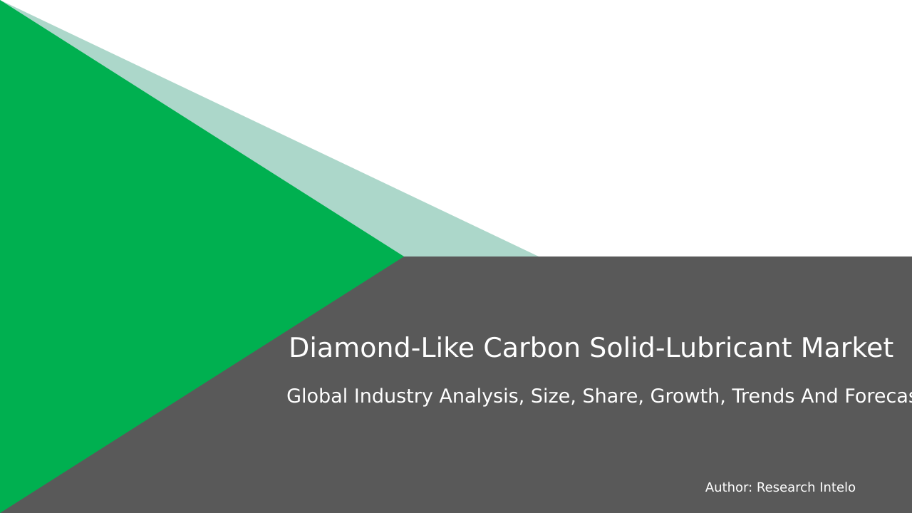 Diamond-Like Carbon Solid-Lubricant Market Research Report 2033
