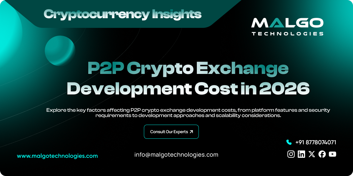 P2P Crypto Exchange Development Cost in 2026 Guide | Malgo