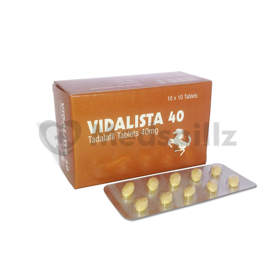 Vidalista 40 mg (Tadalafil) | Reviews | Side Effects | Price