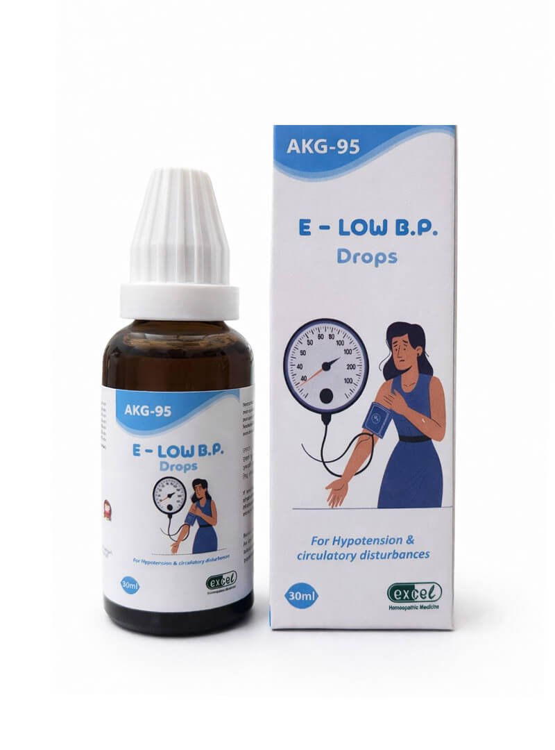 Buy E-Low B.P. Drops (AKG-95) for Low Blood Pressure Support