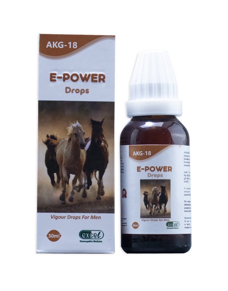 Buy AKG-18 E-POWER DROPS 30Ml online in India at best price: Excel Pharma